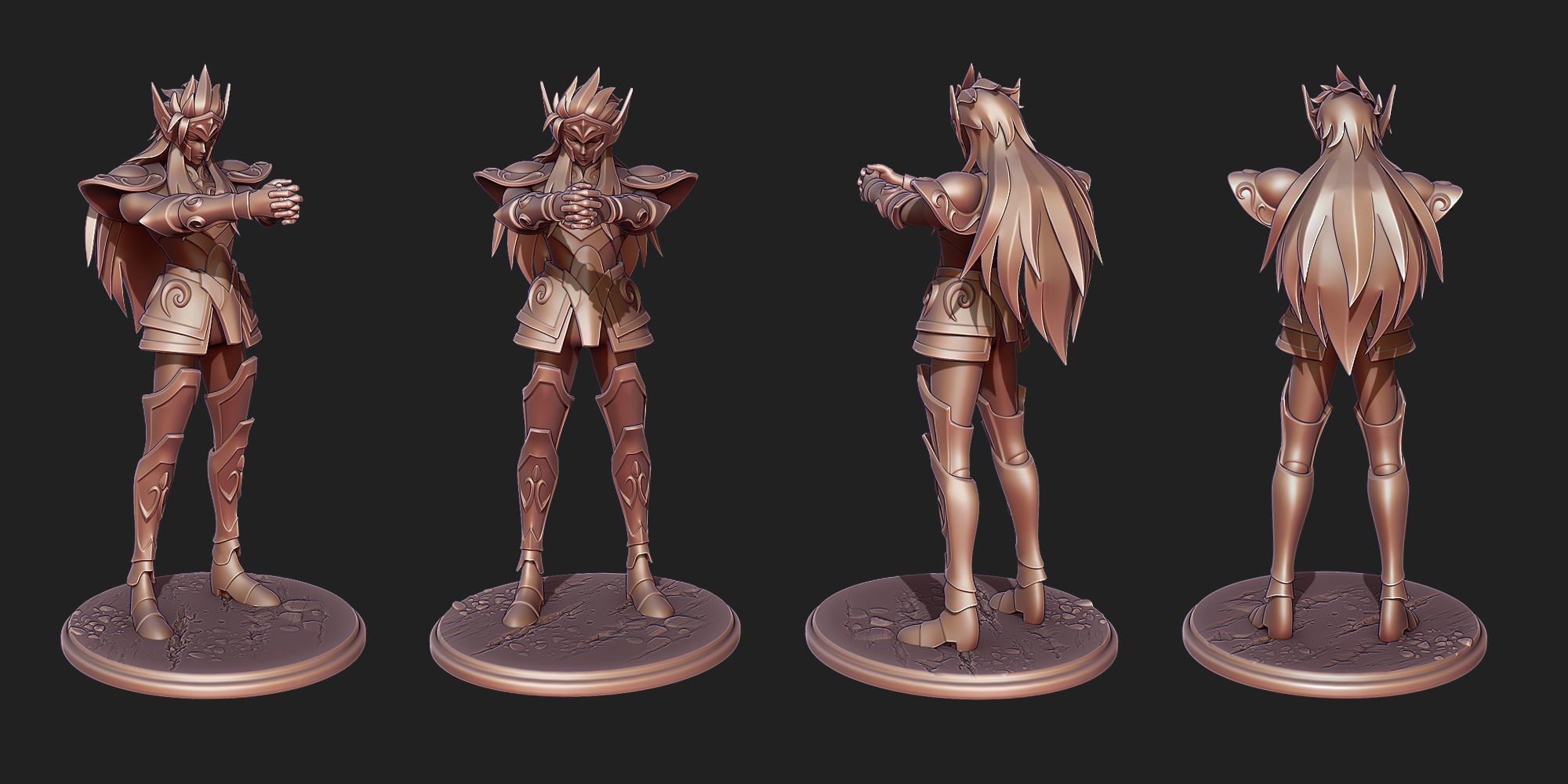 Saint Seiya Kamus Aquarius 3D print model_2