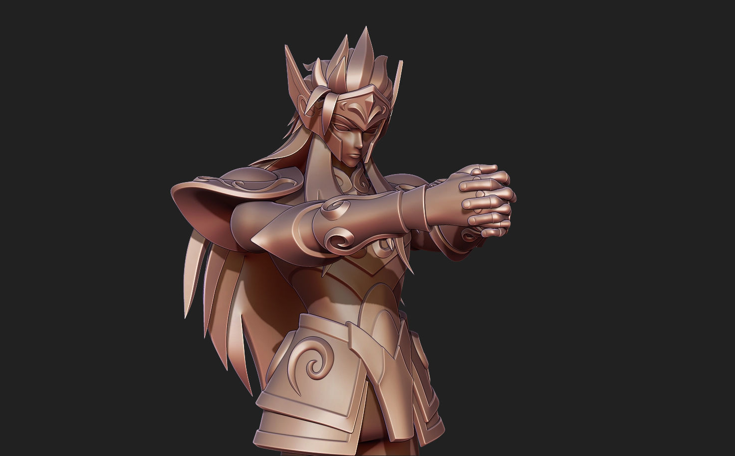 Saint Seiya Kamus Aquarius 3D print model_3