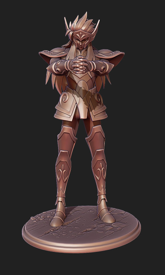 Saint Seiya Kamus Aquarius 3D print model_5