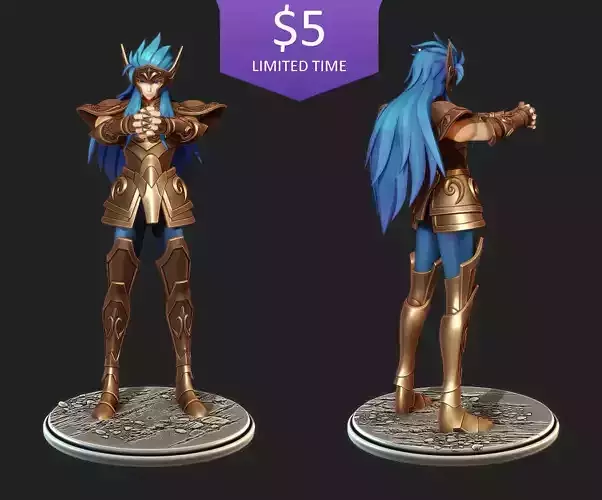 Saint Seiya Kamus Aquarius 3D print model