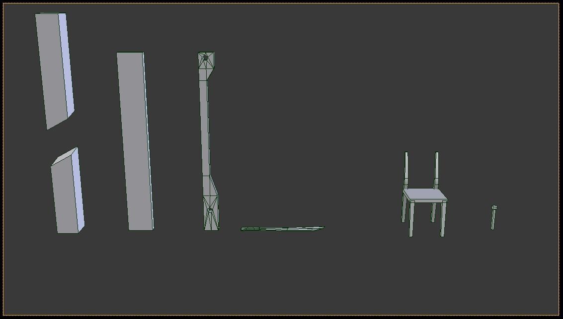 Pack Props Free low-poly 3D model_4