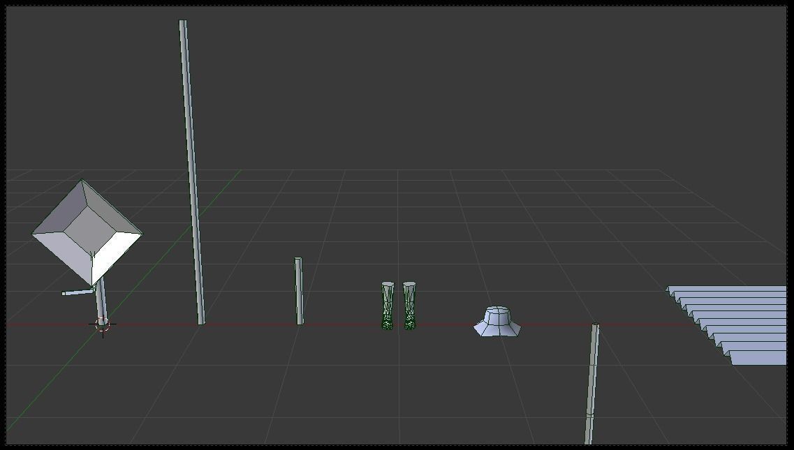 Pack Props Free low-poly 3D model_1