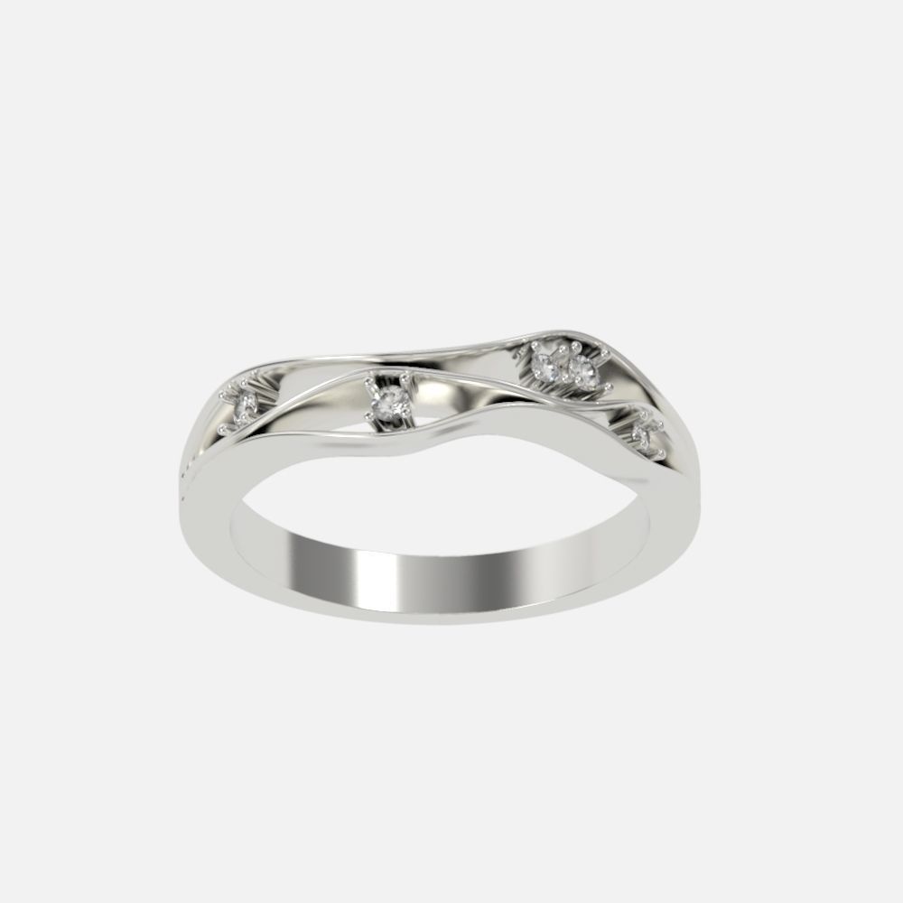 ring with stones 3D print model_17