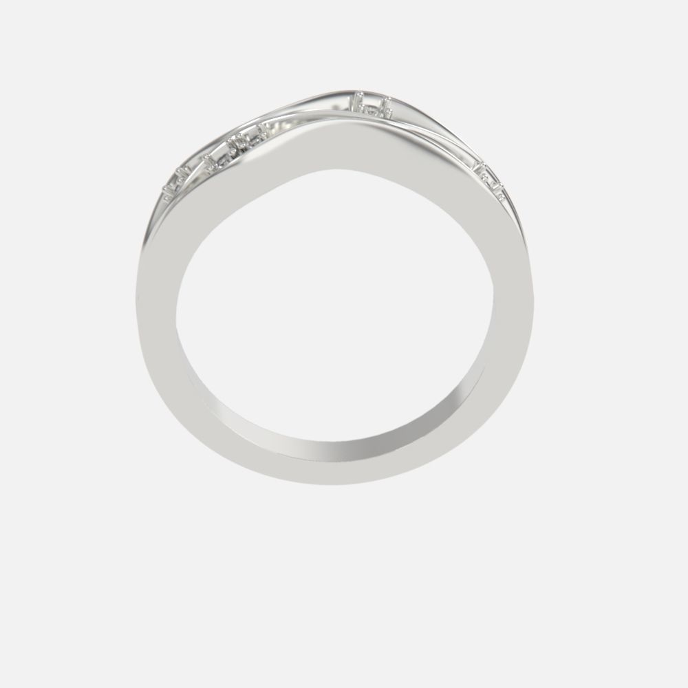 ring with stones 3D print model_20