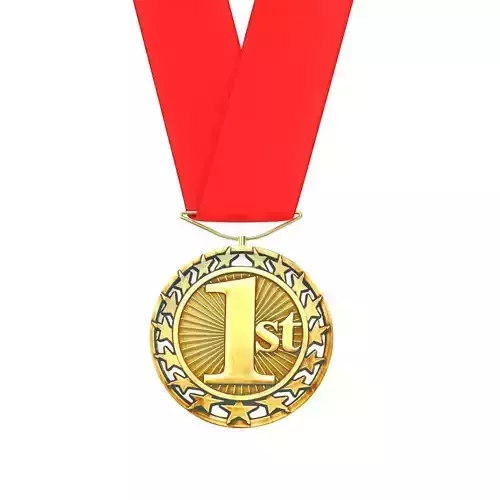 Sports Medal Trophy Mockup 6 3D model