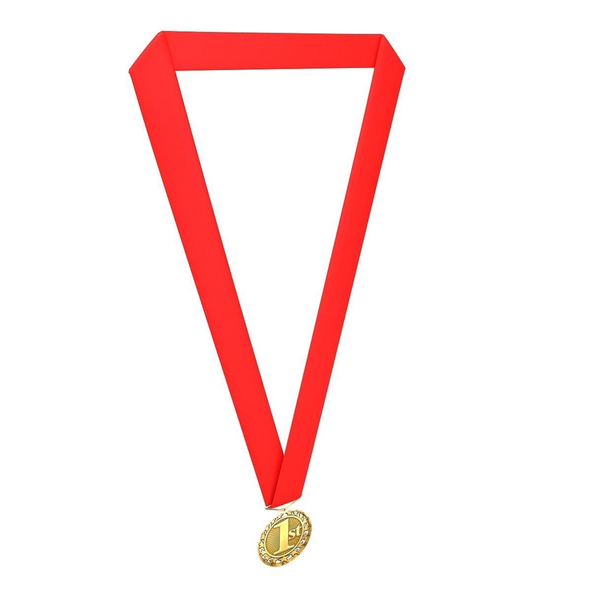 Sports Medal Trophy Mockup 6 3D model_2