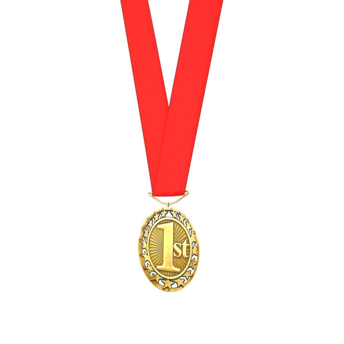 Sports Medal Trophy Mockup 6 3D model_1