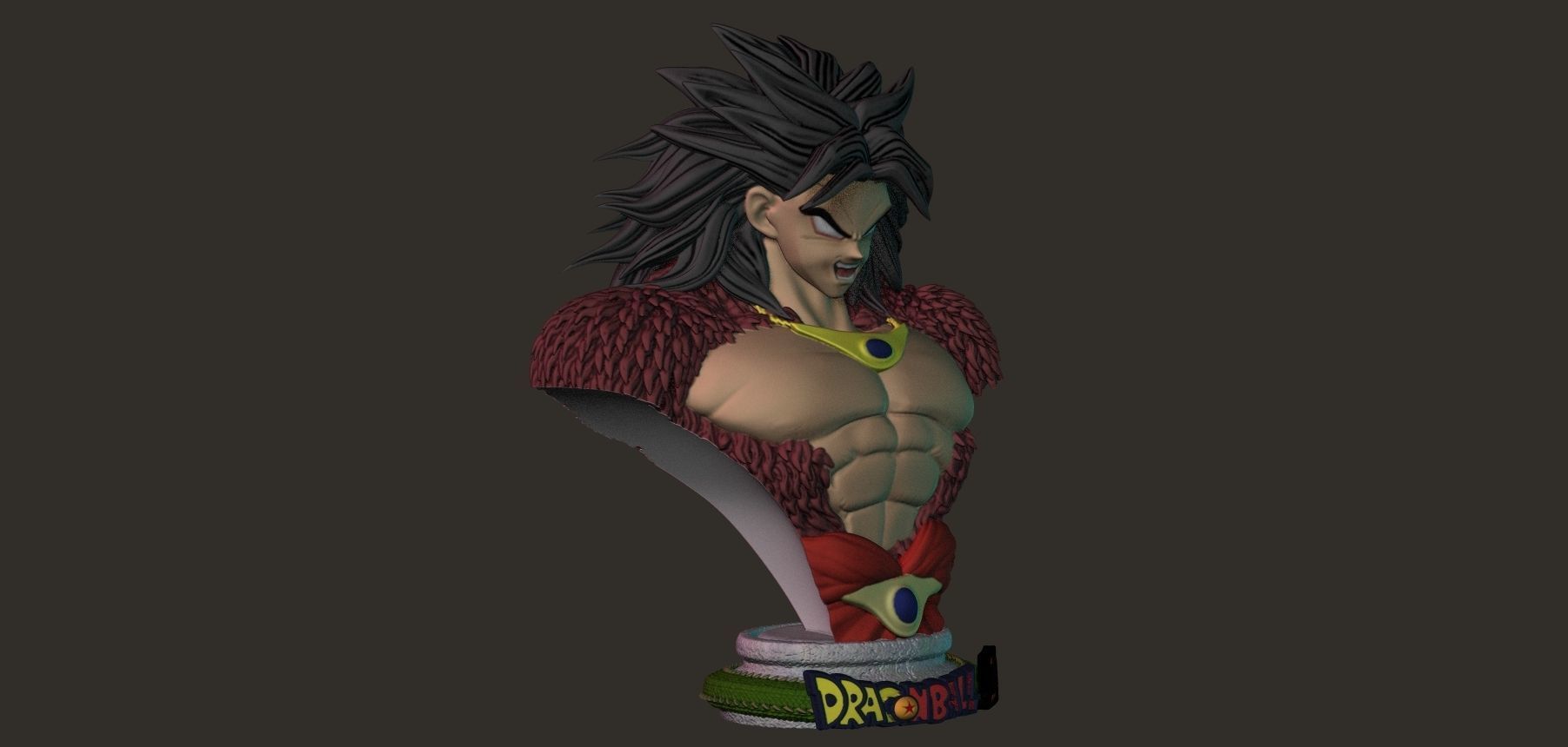 Broly SSJ4 3D print model_4