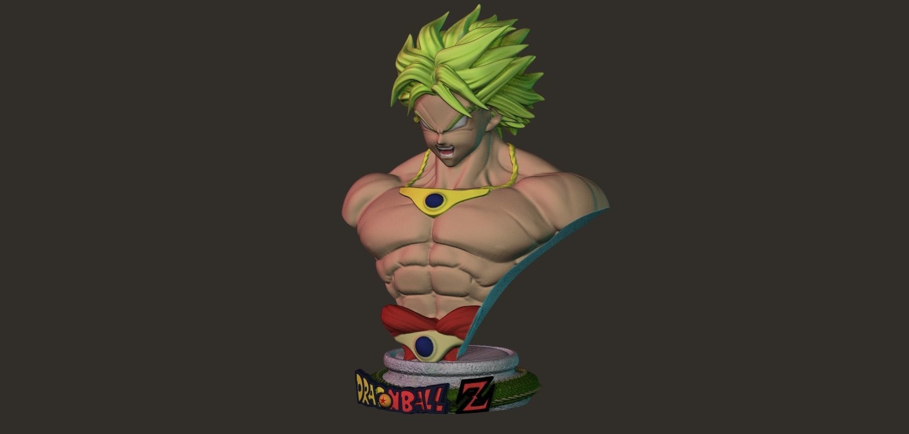 Broly SSJ4 3D print model_5