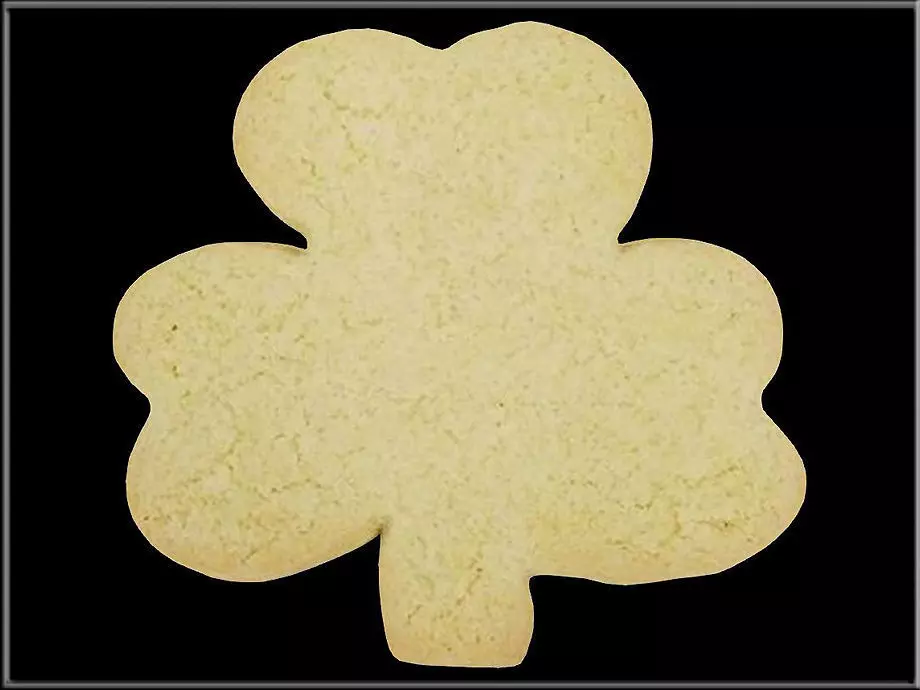 Shamrock Cookie 02 Low-poly 3D model