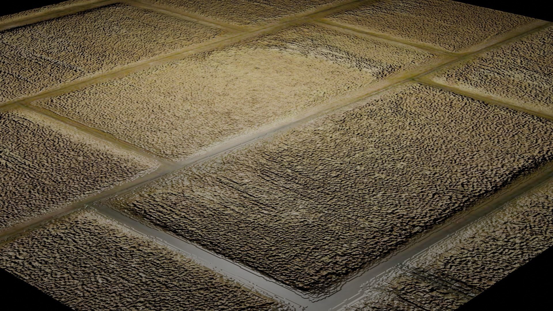 brick wall texture 3D model_1