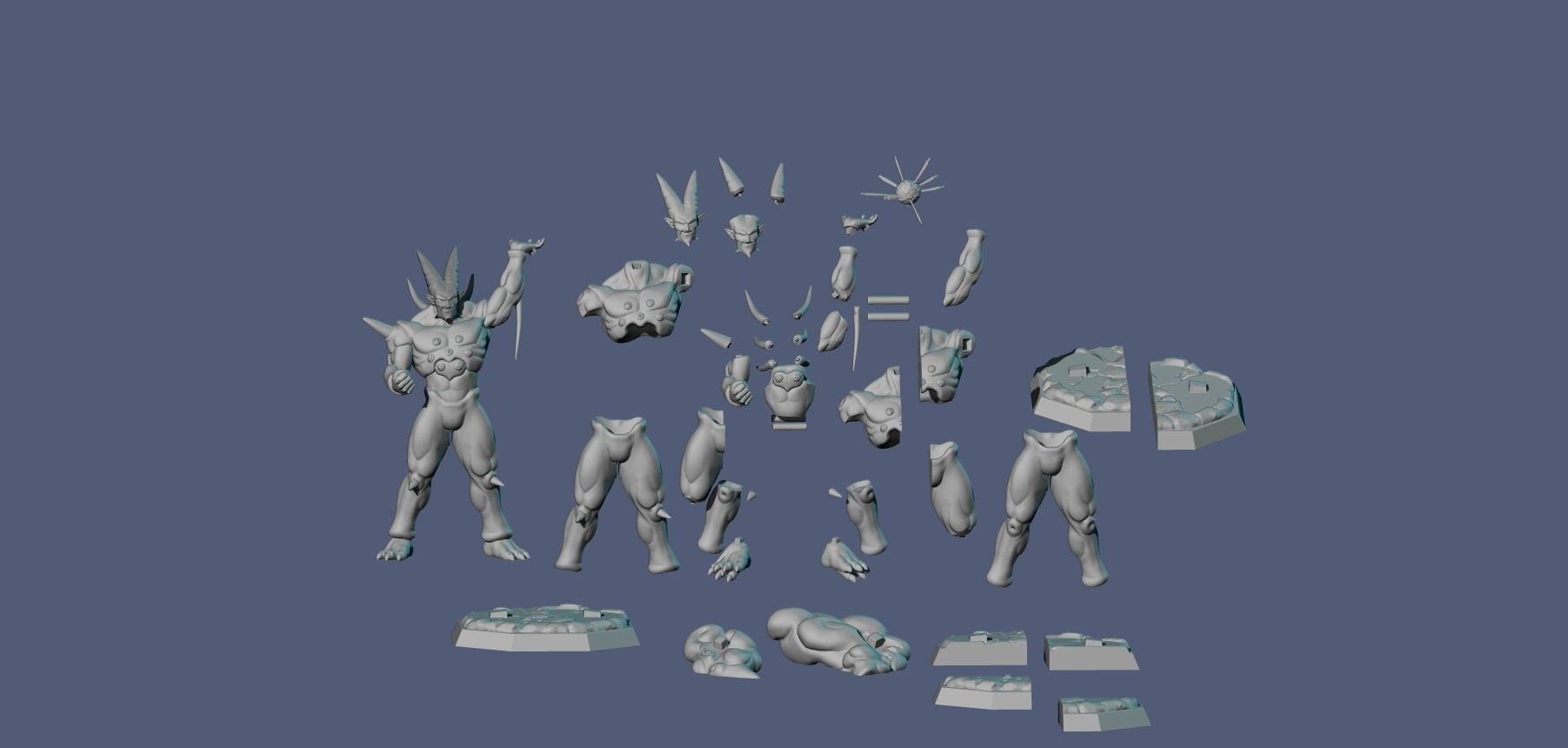 Omega Shenron  3D print model_2