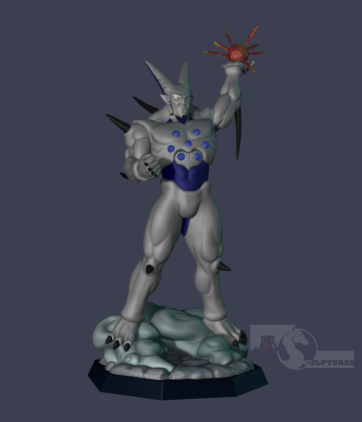 Omega Shenron  3D print model_3