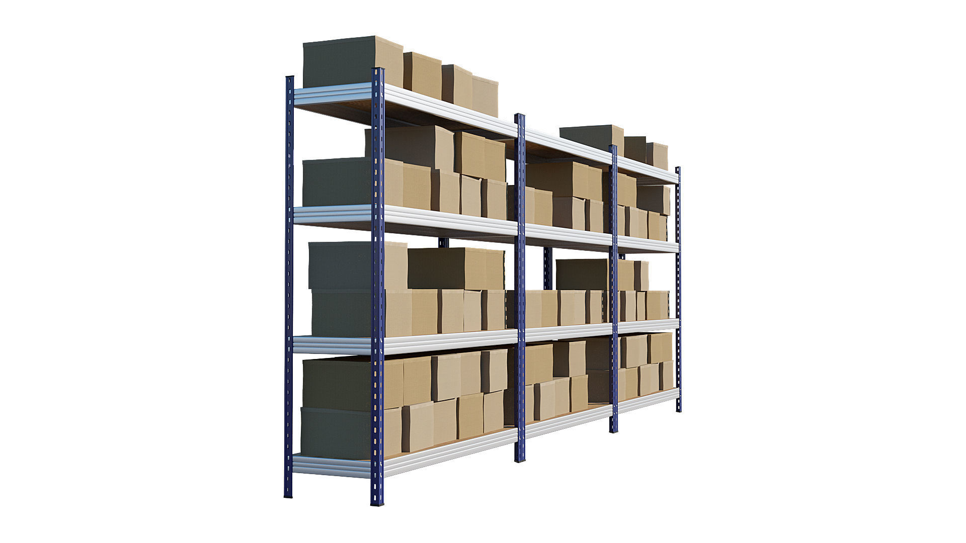 Warehouse Racking 3D model_5