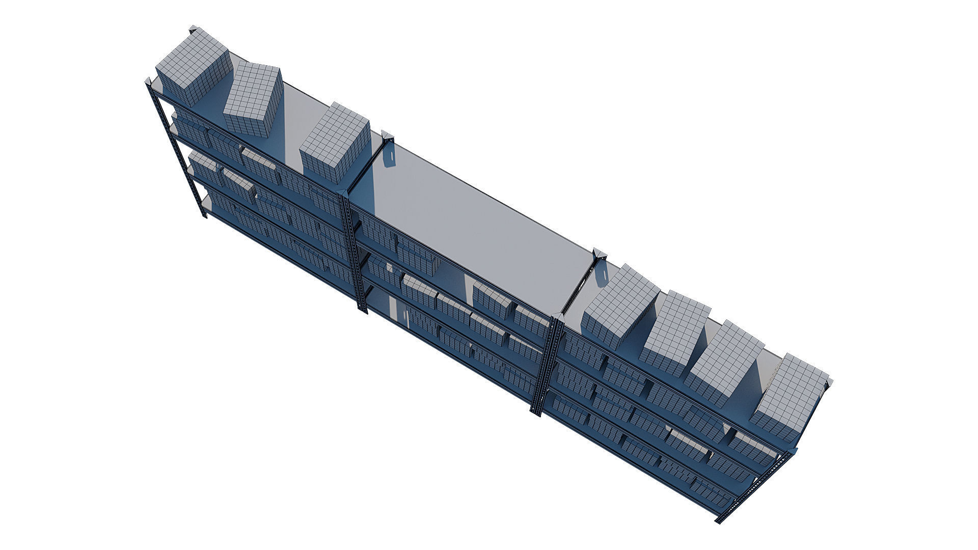 Warehouse Racking 3D model_18