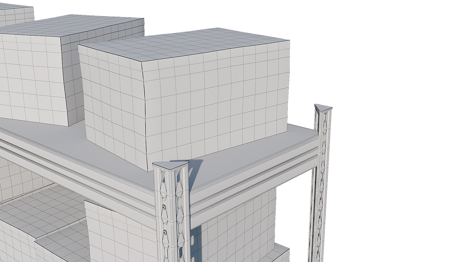 Warehouse Racking 3D model_19