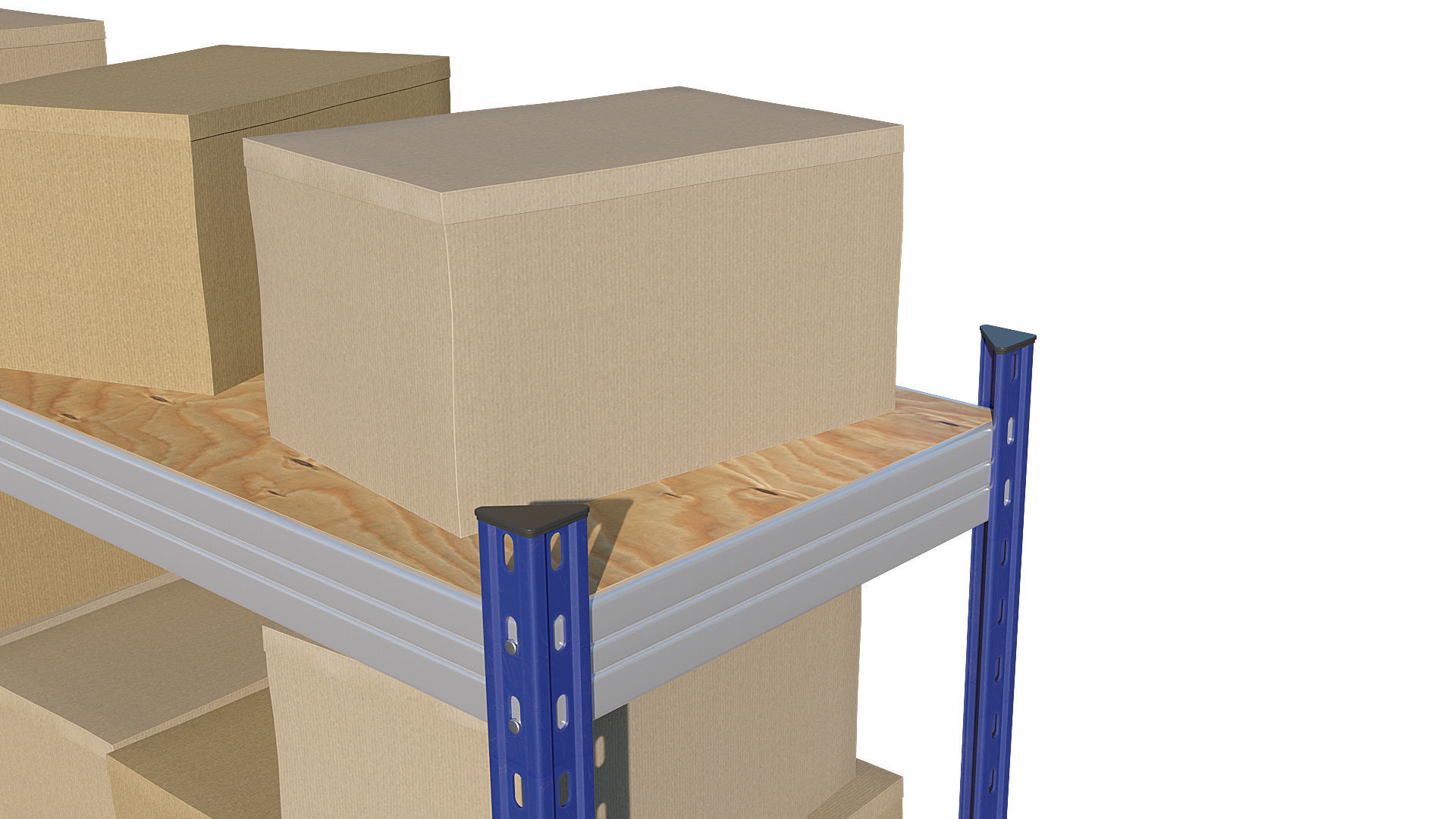 Warehouse Racking 3D model_9