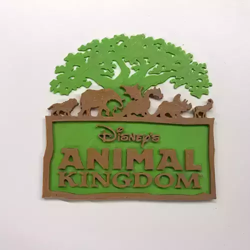 Two Color Animal Kingdom Sign