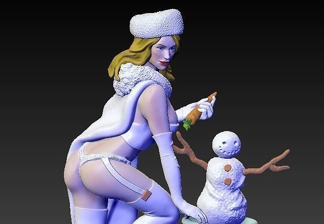 Emma Frost FAN ART 3D print model