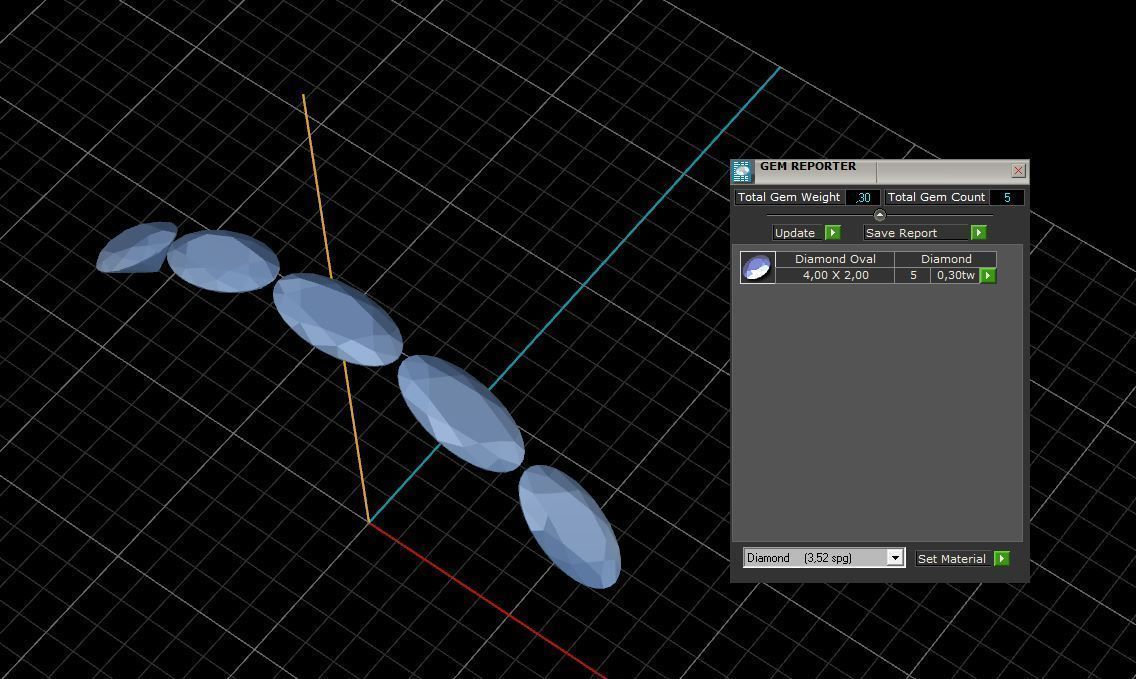 solitaire woman ring 3D print model_3