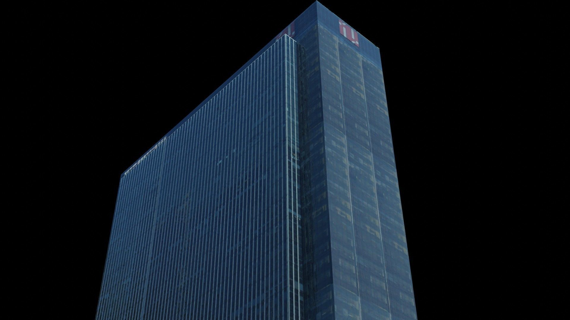 One Penn Plaza - NYC Low-poly 3D model_2