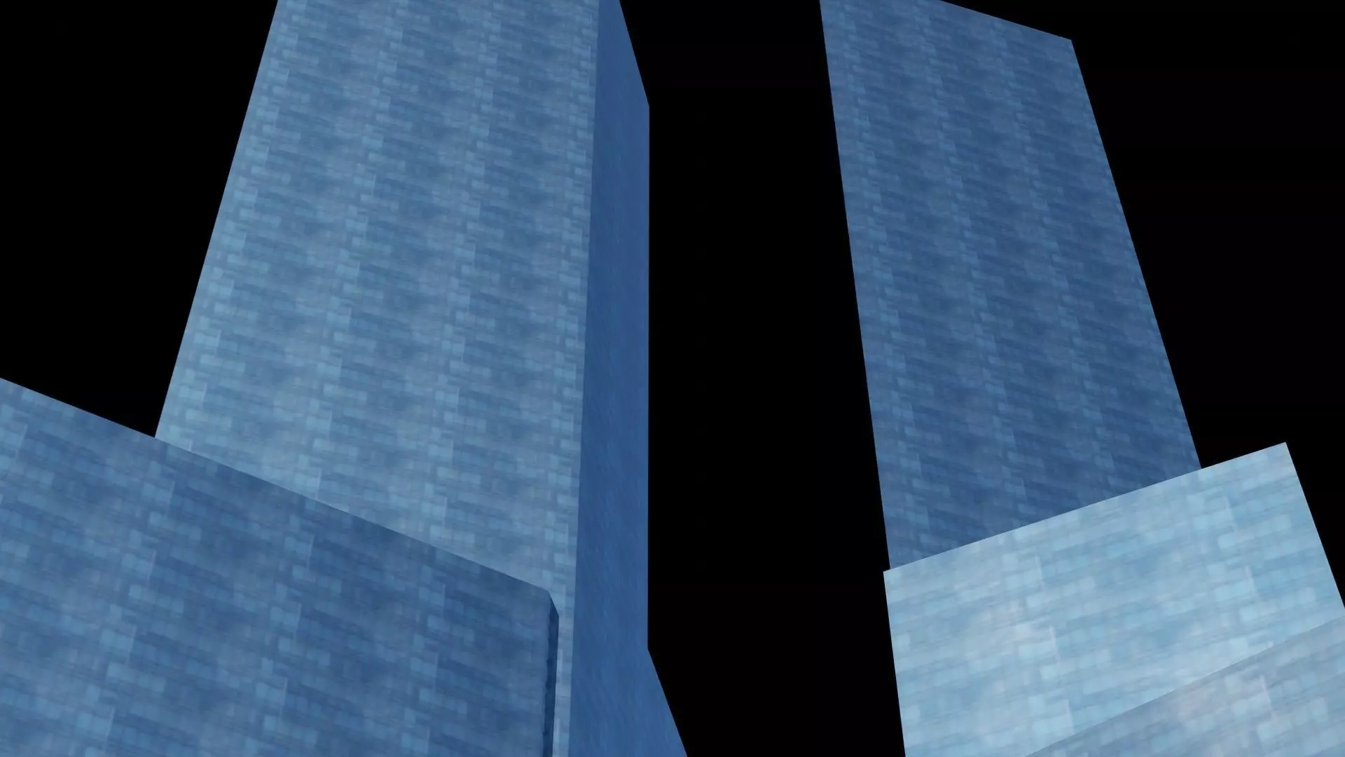 Time Warner Center Towers - NYC Low-poly 3D model_0