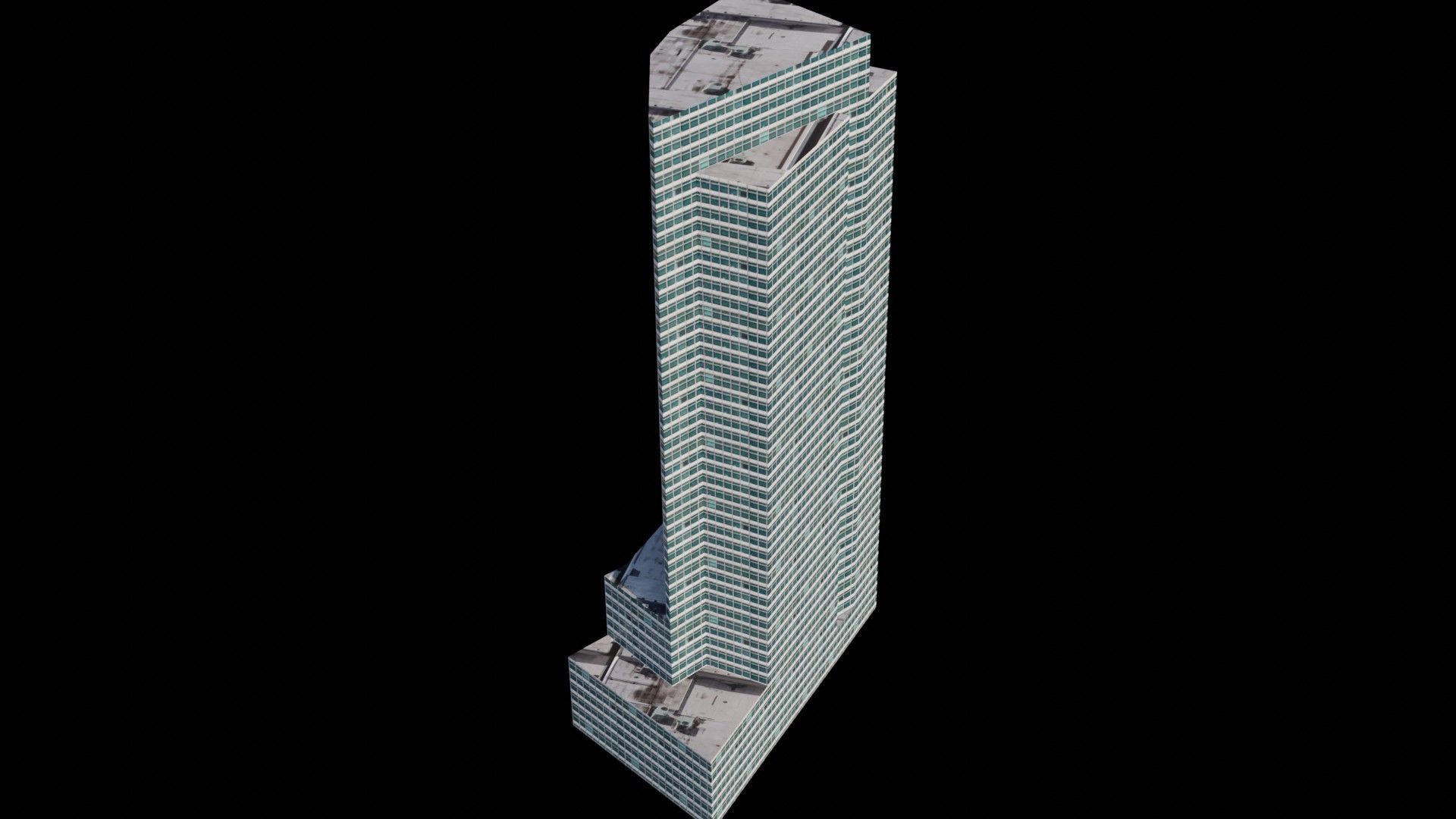 200 West Street - NYC Low-poly 3D model_2
