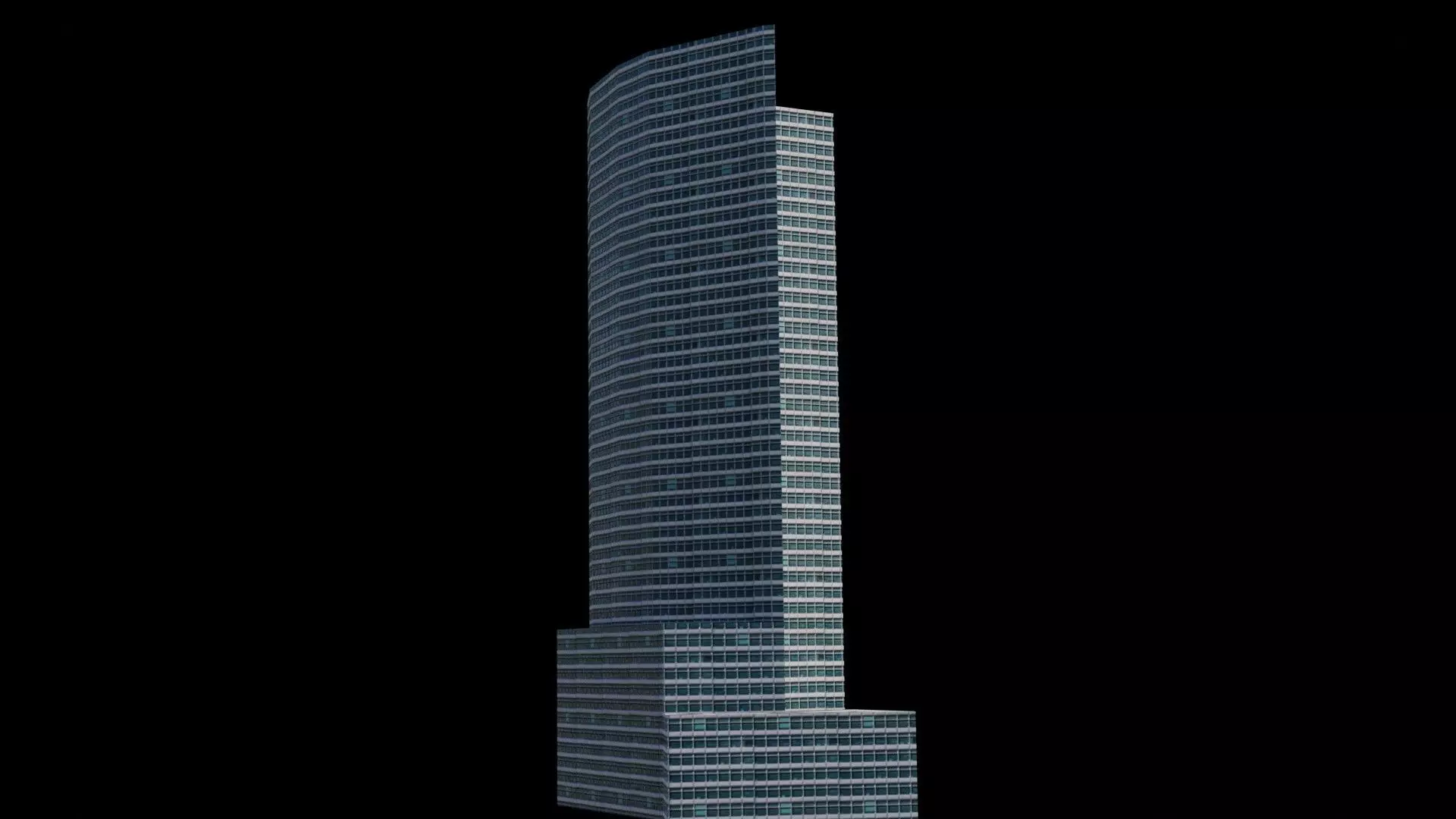200 West Street - NYC Low-poly 3D model_0