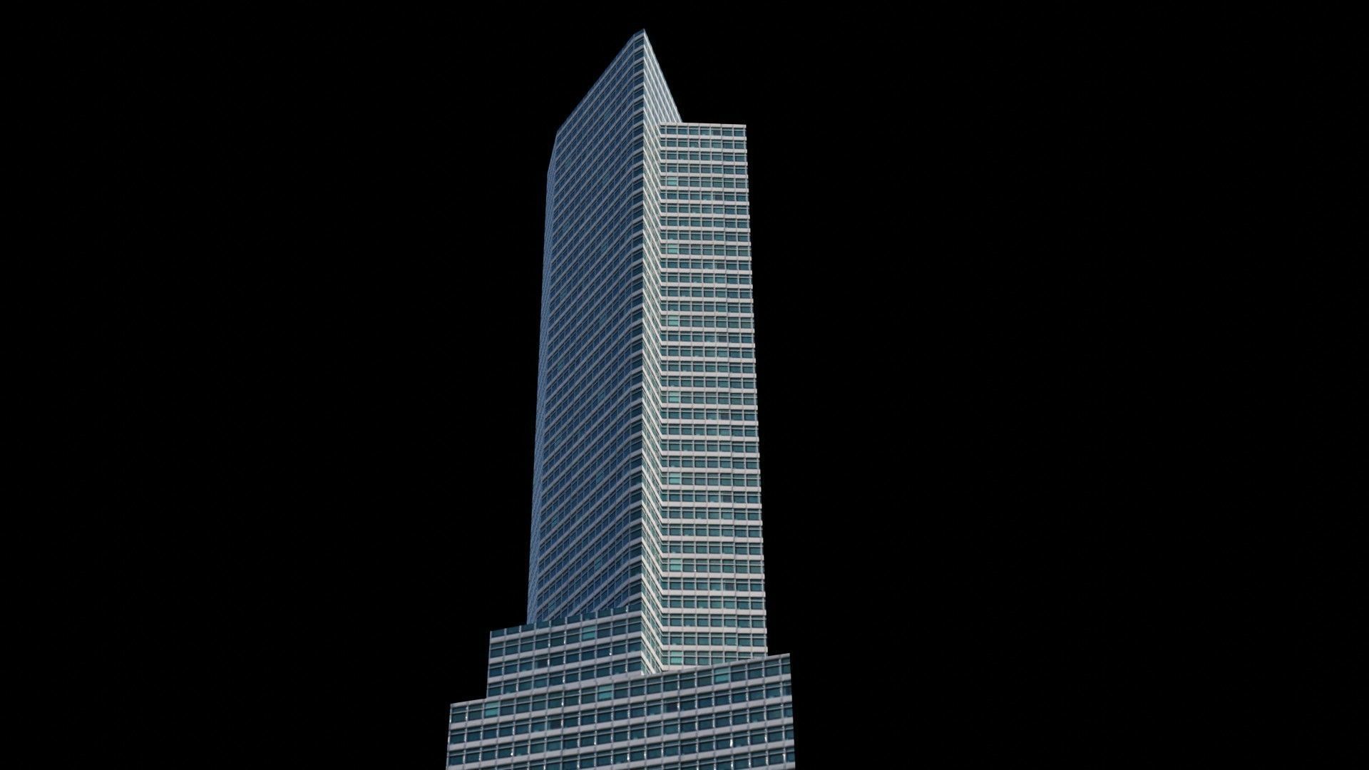 200 West Street - NYC Low-poly 3D model_1