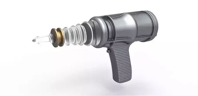 Laser Pistol from the movie Forbidden Planet 1956 3D print model