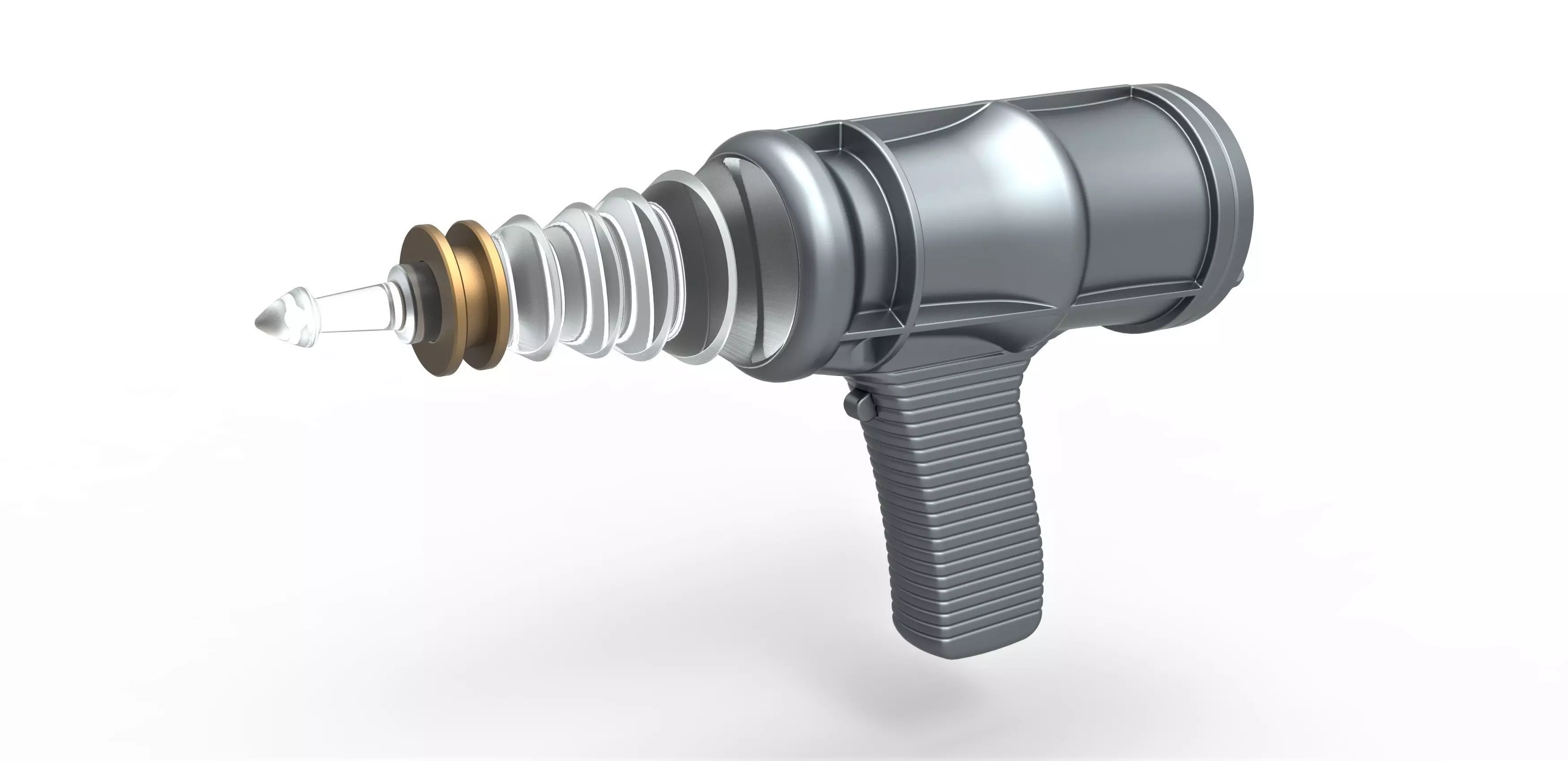 Laser Pistol FP 3D print model