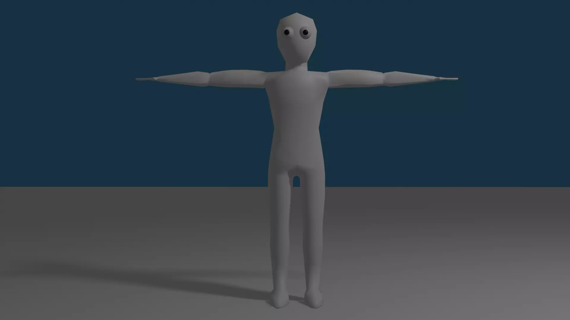 human Free low-poly 3D model_0