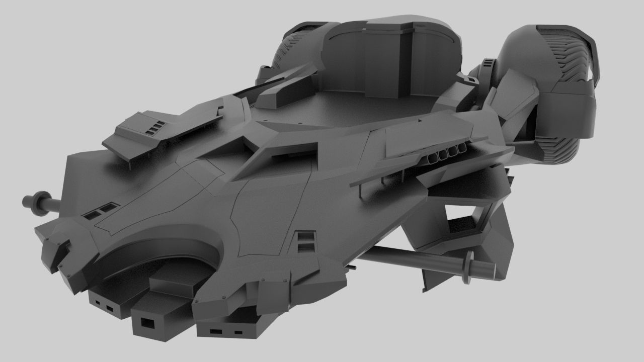 Batmobile  3d Printed 3D print model_35