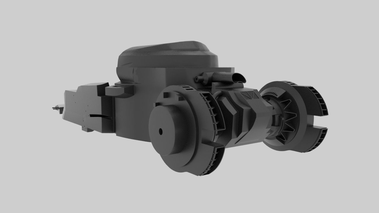 Batmobile  3d Printed 3D print model_12