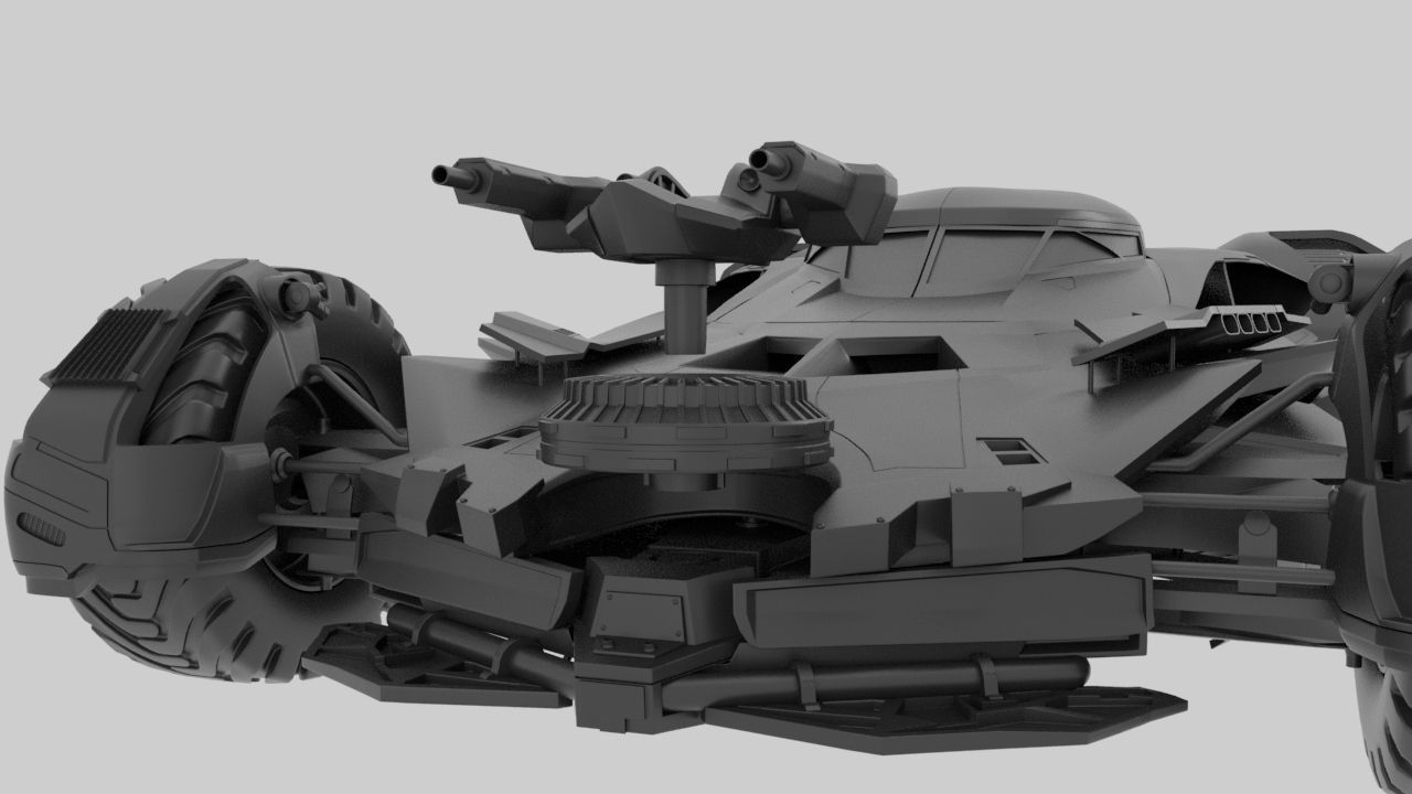 Batmobile  3d Printed 3D print model_47