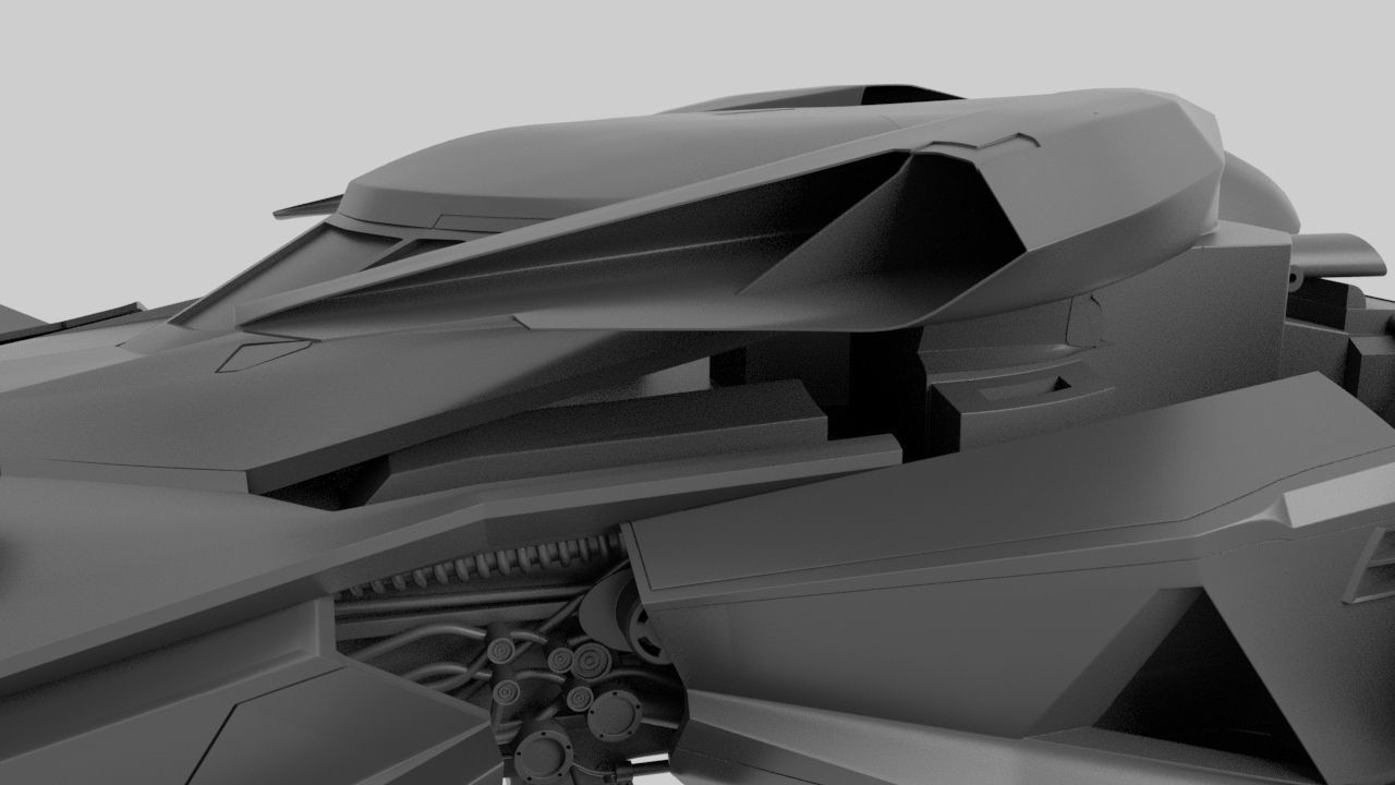 Batmobile  3d Printed 3D print model_38