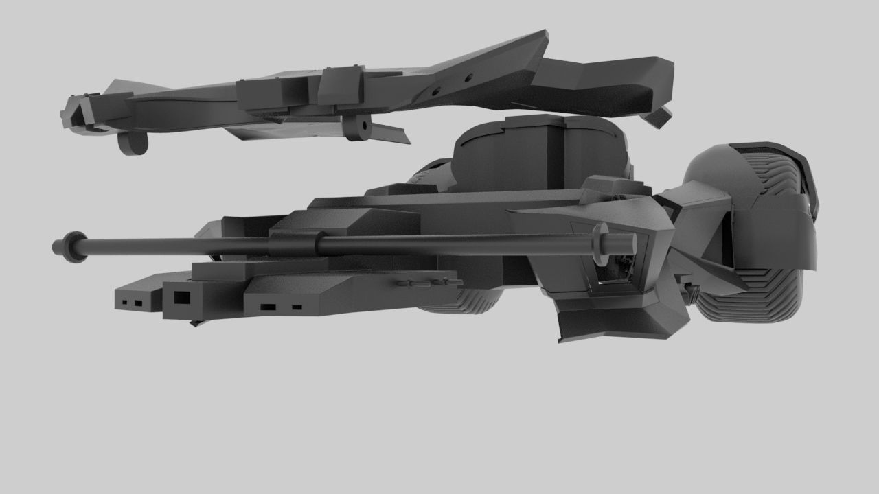 Batmobile  3d Printed 3D print model_29