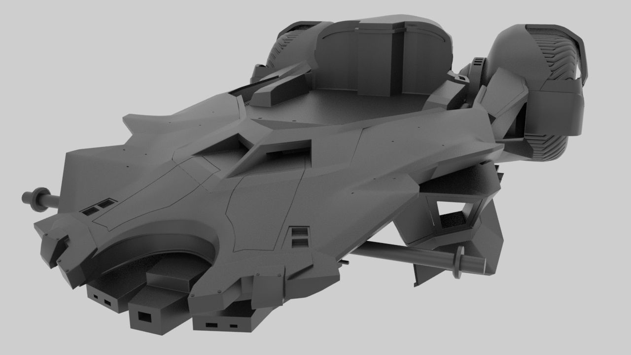 Batmobile  3d Printed 3D print model_34