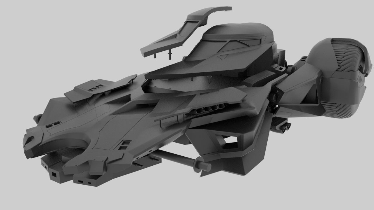 Batmobile  3d Printed 3D print model_36