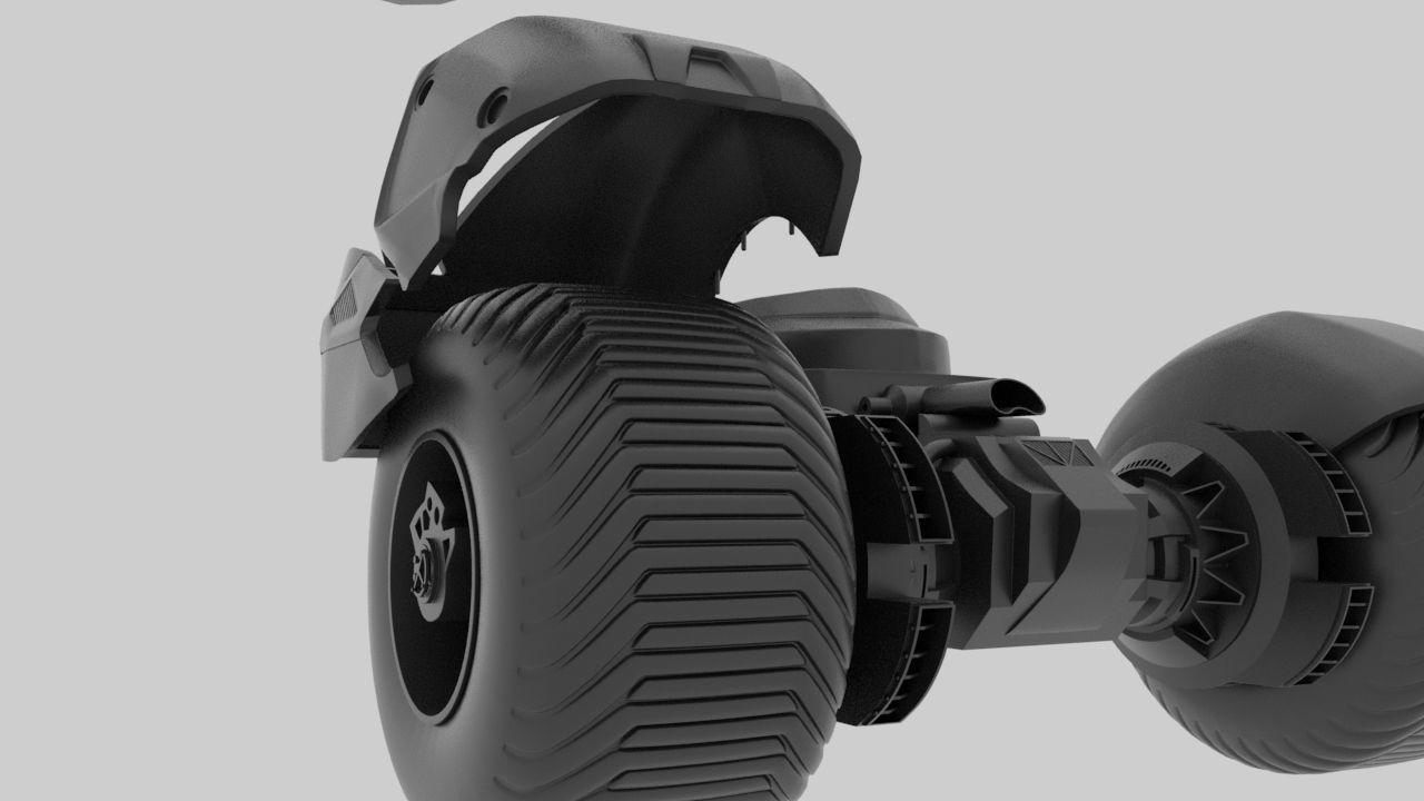 Batmobile  3d Printed 3D print model_19