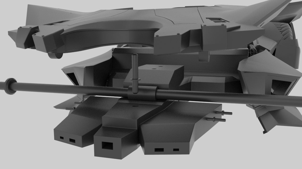 Batmobile  3d Printed 3D print model_30