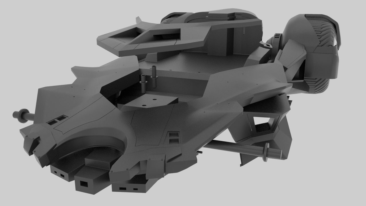 Batmobile  3d Printed 3D print model_32