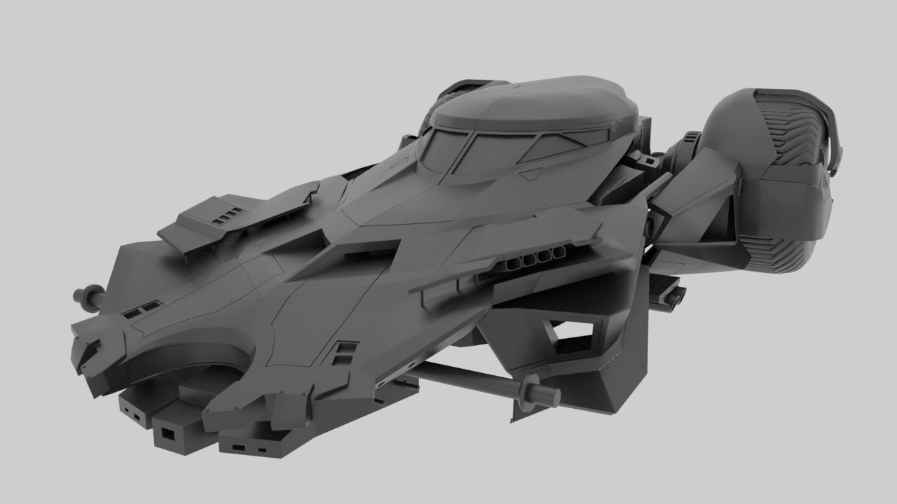 Batmobile  3d Printed 3D print model_37