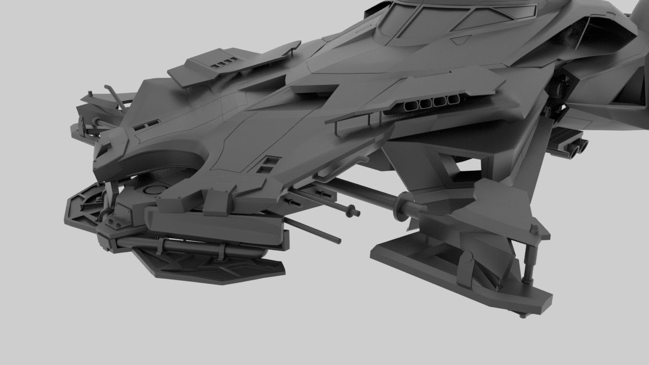 Batmobile  3d Printed 3D print model_43