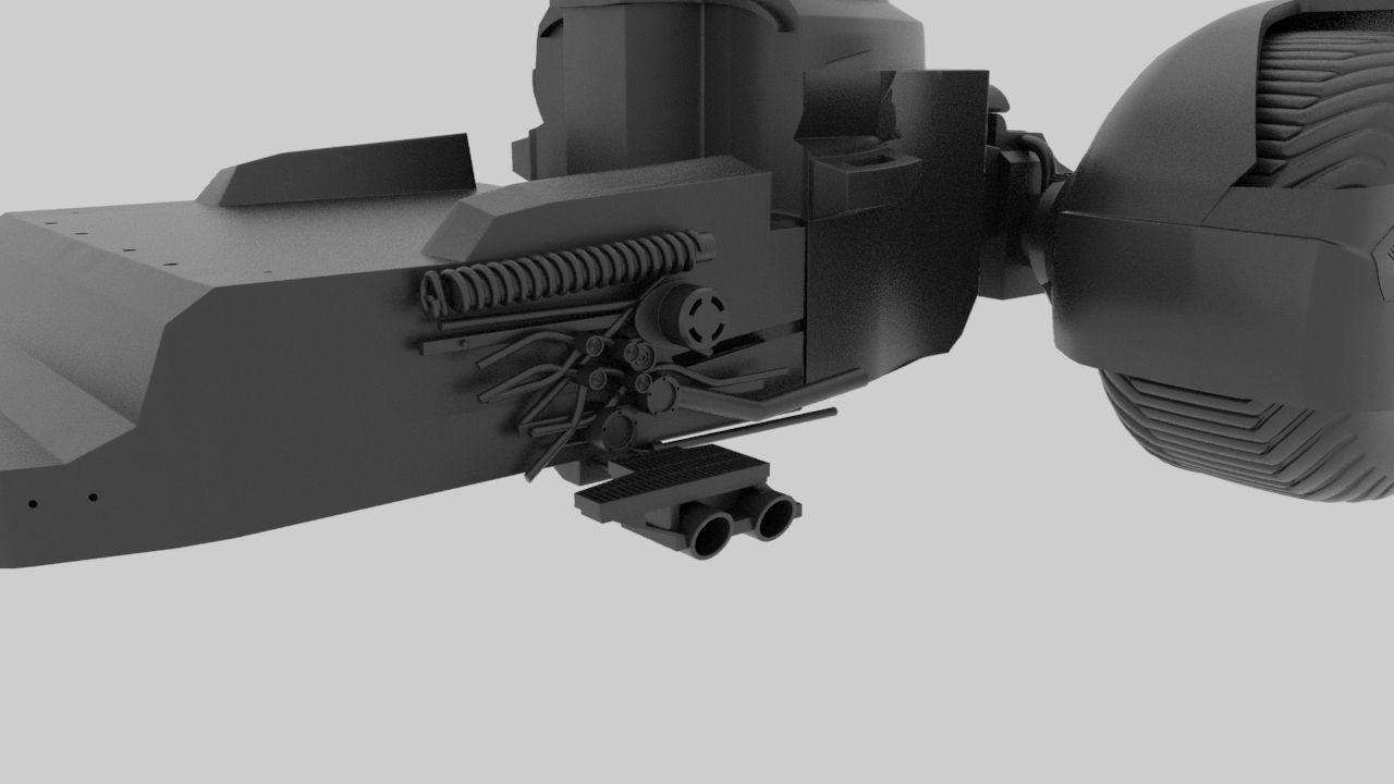 Batmobile  3d Printed 3D print model_22