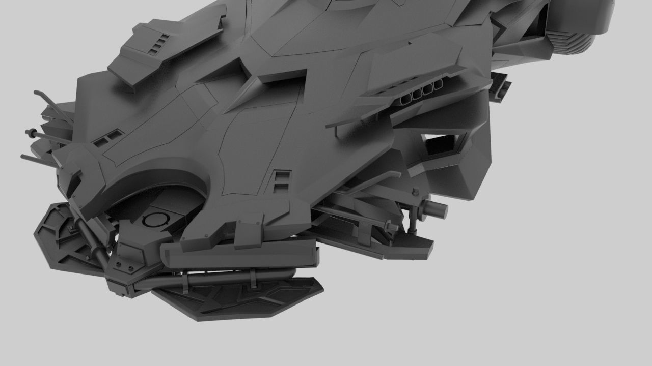 Batmobile  3d Printed 3D print model_44