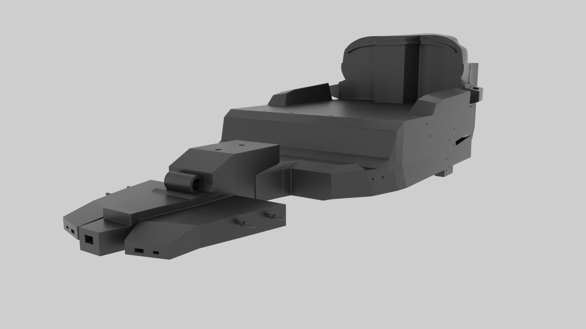 Batmobile  3d Printed 3D print model_9