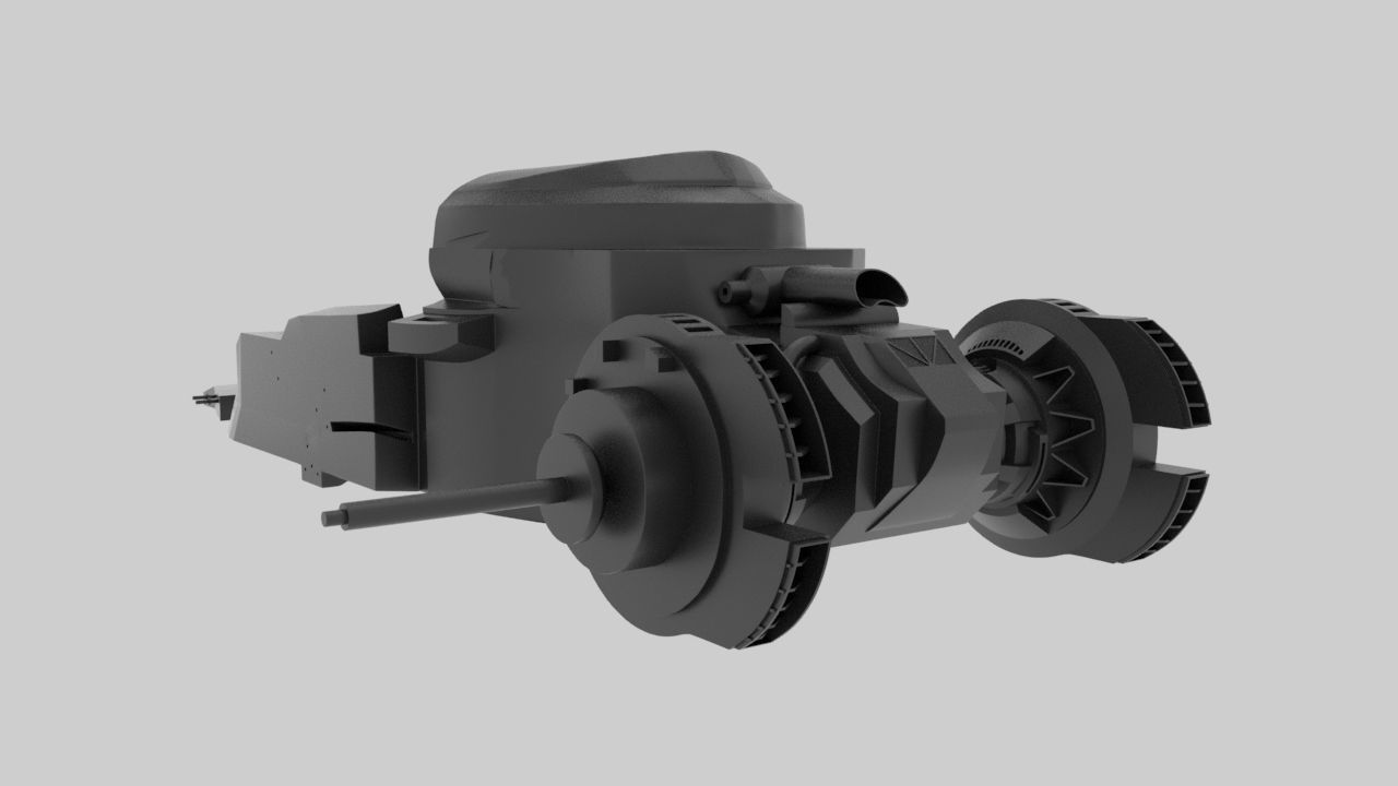 Batmobile  3d Printed 3D print model_13