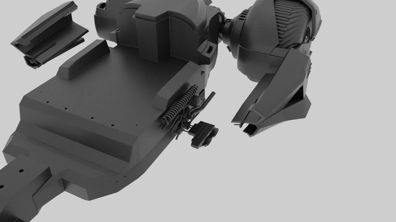 Batmobile  3d Printed 3D print model_23