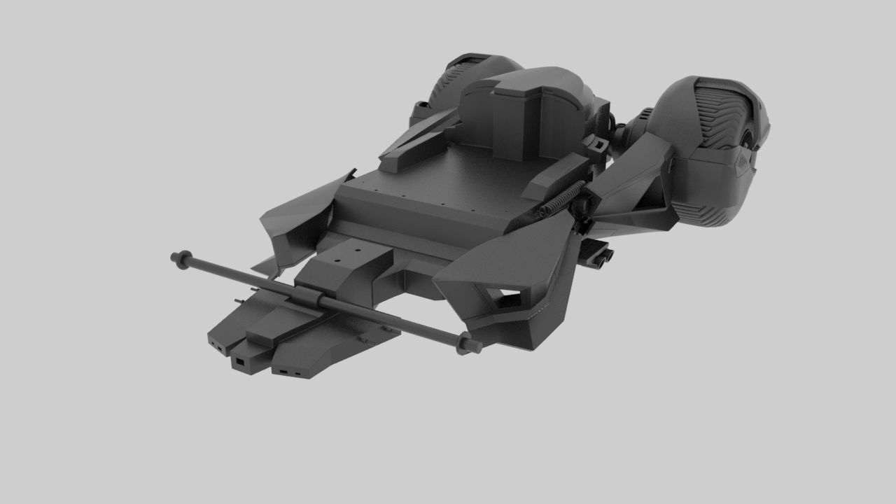 Batmobile  3d Printed 3D print model_28